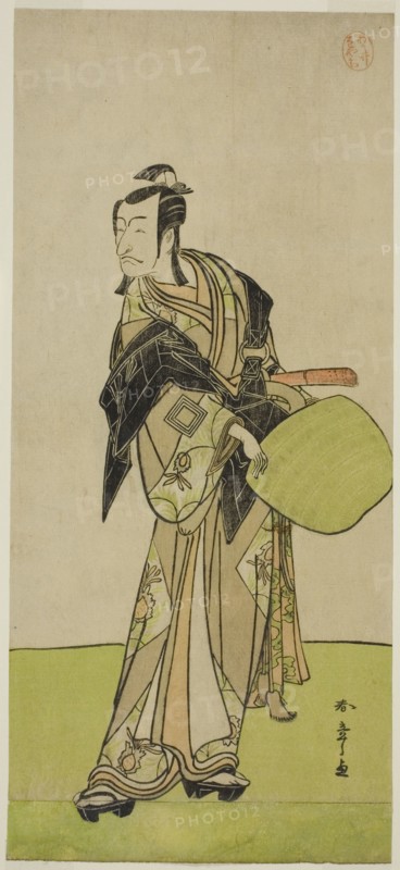 The Actor Ichikawa Danjuro V as Kakogawa Honzo in the Play Kanadehon Chushin Nagori..., c. 1780. Creator: Shunsho.