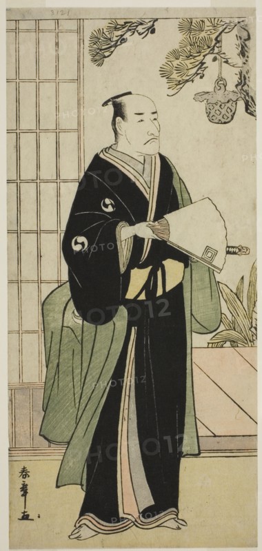 The Actor Ichikawa Danjuro V as Oboshi Yuranosuke in the Play Kanadehon Chushingura..., c. 1783. Creator: Shunsho.