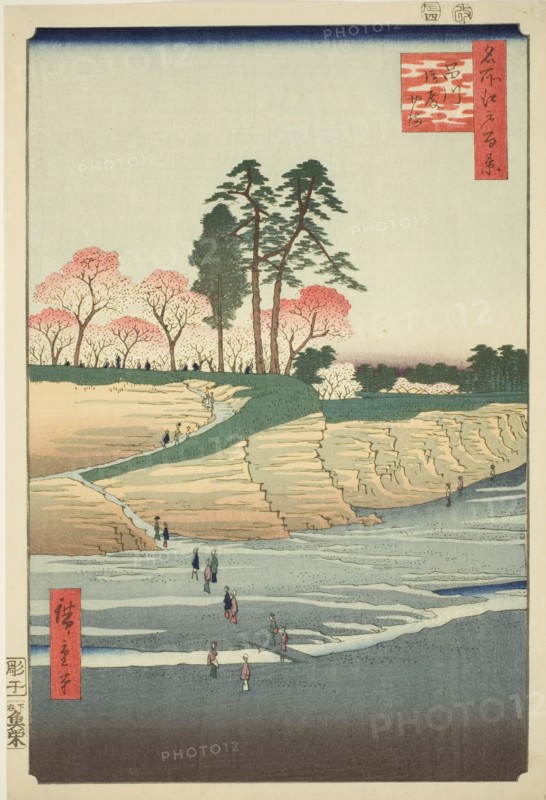 Goten Hill at Shinagawa (Shinagawa Gotenyama), from the series "One Hundred Famous..., 1856. Creator: Ando Hiroshige.