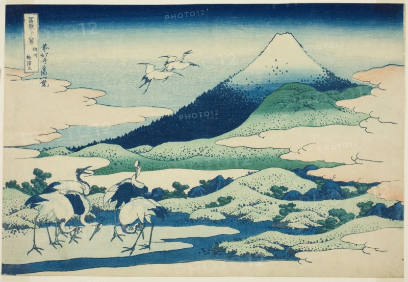 Umezawa Marsh in Sagami Province (Soshu Umezawa hidari), from the series "Thirty-six..., c. 1830/33. Creator: Hokusai.