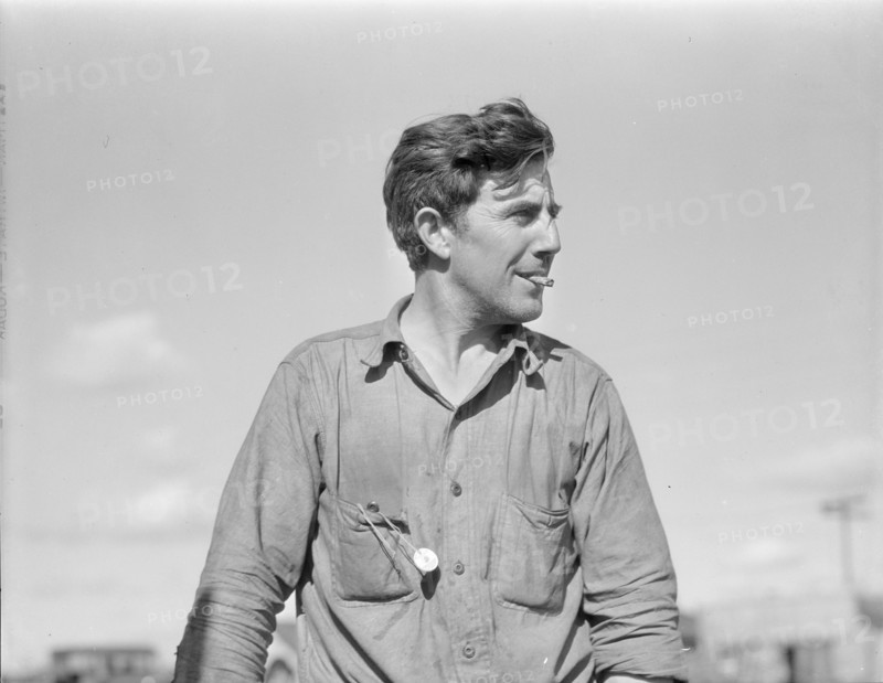Dust bowl refugee in California, 1936. Creator: Dorothea Lange.