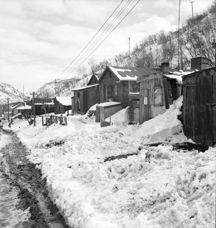 Company housing, Consumers, near Price, Utah, 1936. Creator: Dorothea Lange.