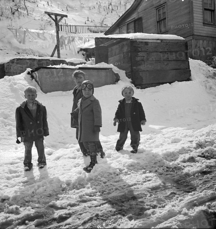 Future coal miners, Blue Blaze coal mine, Connsumers, near Price, Utah, 1936. Creator: Dorothea Lange.