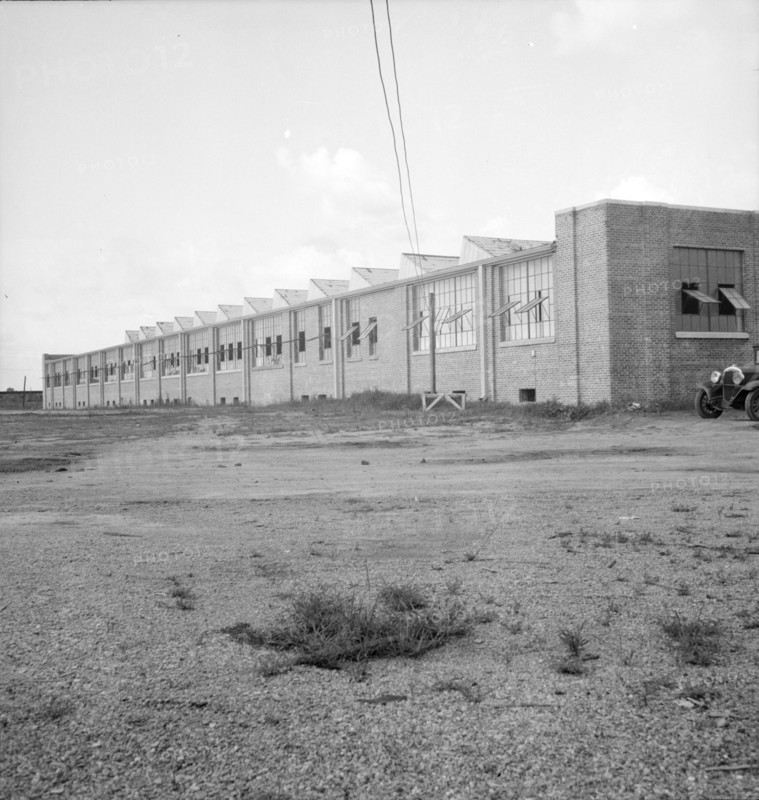 Textile factory built by Work Projects Administration (WPA), Brookhaven, Mississippi, 1936. Creator: Dorothea Lange.