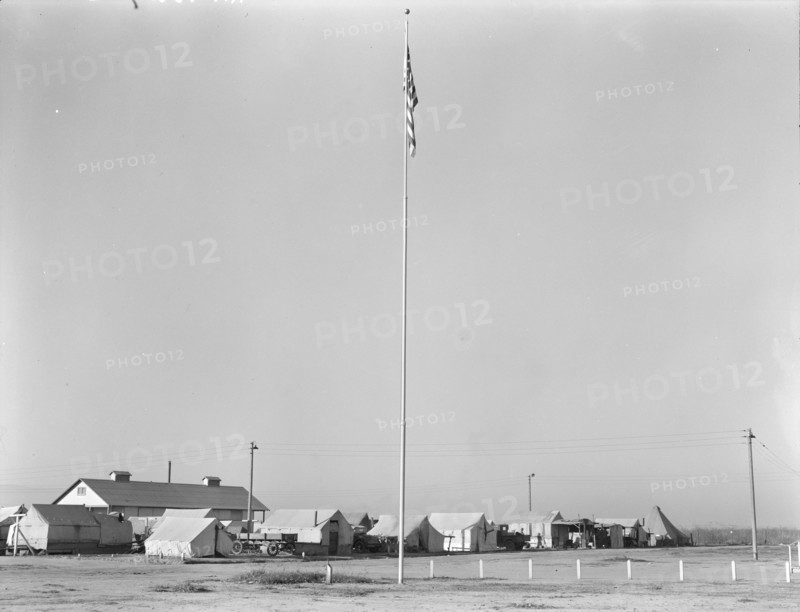 General view of Kern migrant camp, California, 1936. Creator: Dorothea Lange.