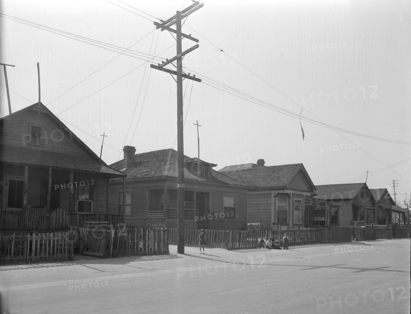[Untitled, possibly related to: Housing, Los Angeles], 1936. Creator: Dorothea Lange.