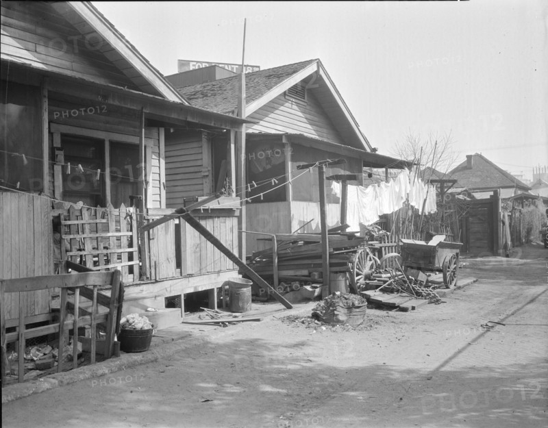 Mexican quarter of Los Angeles, California, 1936. Creator: Dorothea Lange.