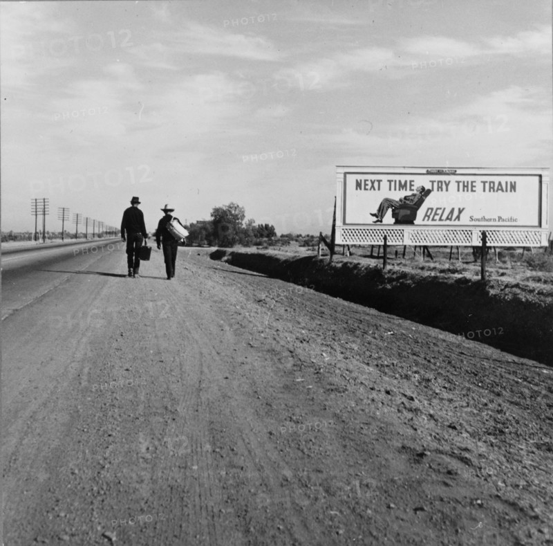 Toward Los Angeles, California, 1937. Creator: Dorothea Lange.