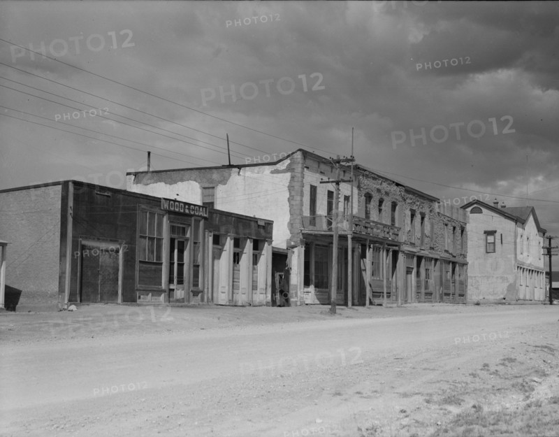 Scene in Tombstone, Arizona, once a thriving mining town, 1937. Creator: Dorothea Lange.