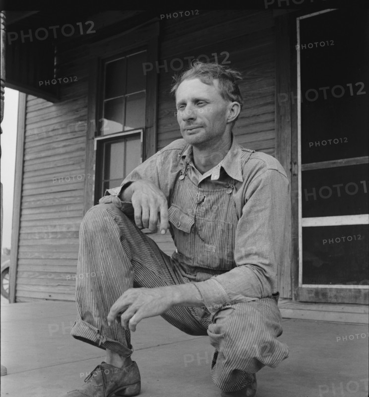 A tractor driver on a Texas cotton farm, 1937. Creator: Dorothea Lange.