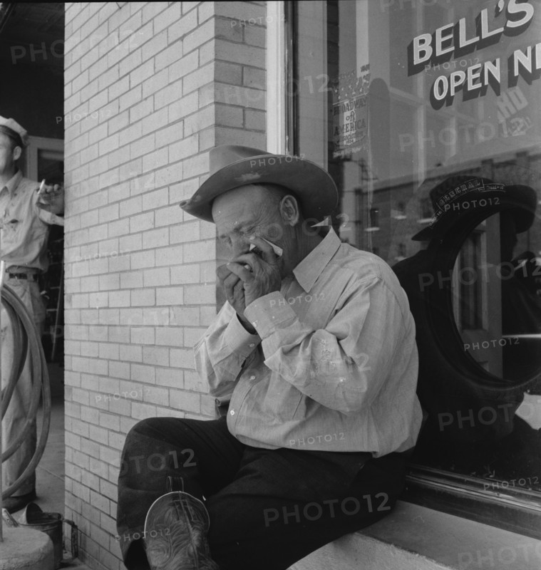 A Texas cattleman is distinguished..., Van Horn, Texas, 1937. Creator: Dorothea Lange.