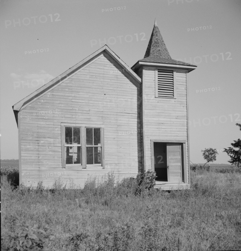 Church on the Aldridge Plantation near Leland, Mississippi, 1937. Creator: Dorothea Lange.