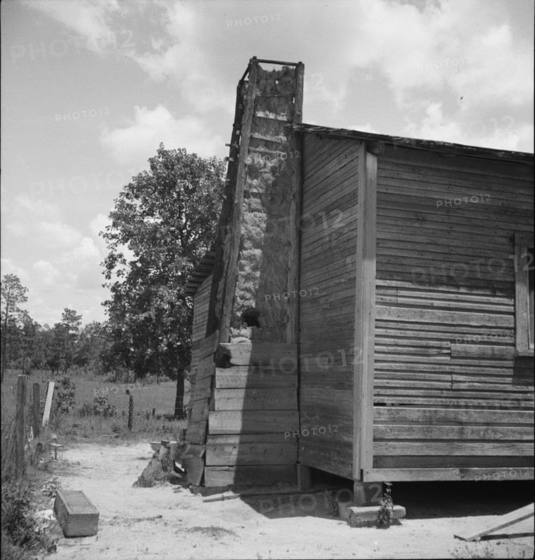 Home of family left stranded when the mill "cut out" Near Kiln, Mississippi, 1937. Creator: Dorothea Lange.