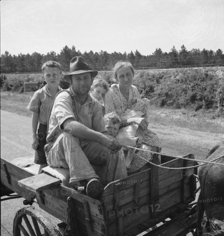 Sharecropper family near Hazlehurst, Georgia, 1937. Creator: Dorothea Lange.