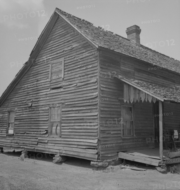 White sharecropper's house near Gaffney, South Carolina, 1937. Creator: Dorothea Lange.