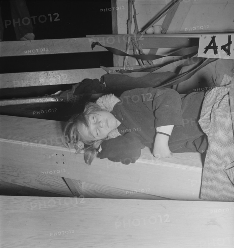 End of the Halloween party, Shafter migrant camp, California, 1938. Creator: Dorothea Lange.