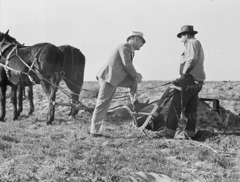 Purchasing farm under Bankhead-Jones Act, near Stockton, California, November 17, 1938. Creator: Dorothea Lange.