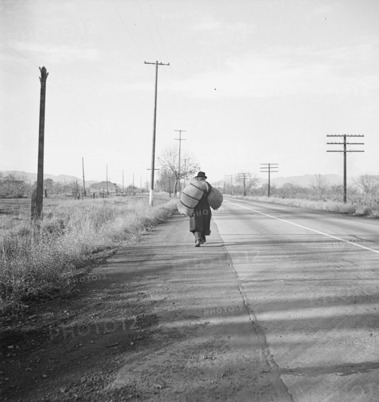 More than twenty-five years a bindle-stiff..., Napa Valley, California, 1938. Creator: Dorothea Lange.