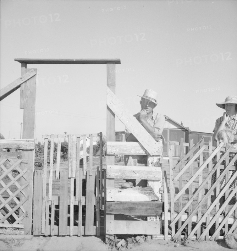 Family from Oklahoma; have been in California for 6 years..., near Fresno, California, 1939 Creator: Dorothea Lange.