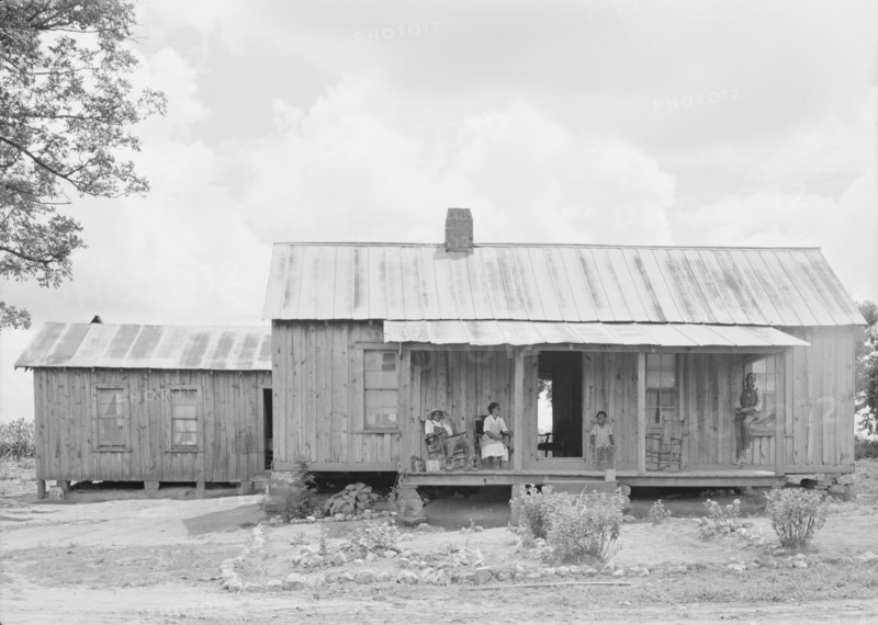 Possibly: House of Negro tenant family, Pittsboro, North Carolina, 1939. Creator: Dorothea Lange.