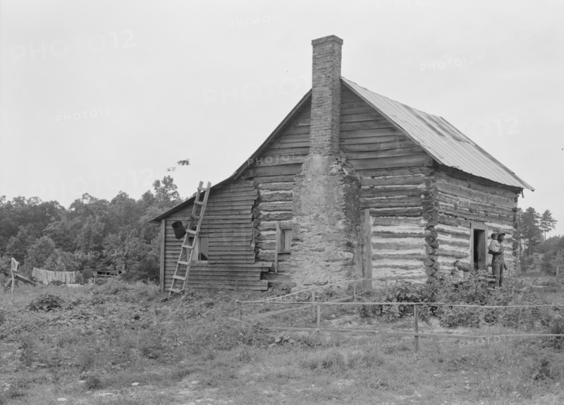 Possibly: Negro sharecropper house, Person County, North Carolina, 1939. Creator: Dorothea Lange.