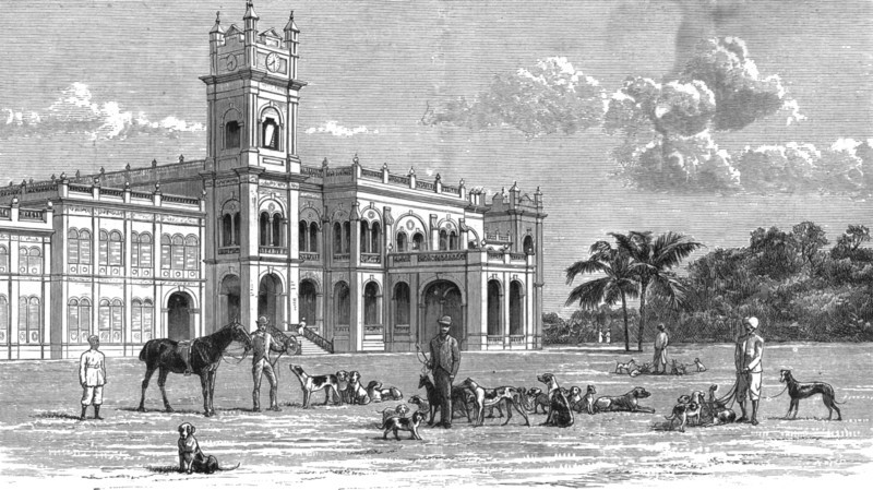 ''An Indian Prince at Home; The Palace and Grounds of the Maharajah of Dharbhanga, K.C.I.E.,In the P Creator: Unknown.