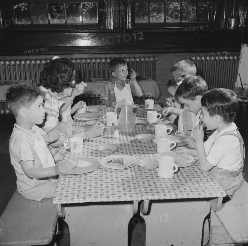 A child care center, opened September 15, 1942, for thirty child..., New Britain, Connecticut, 1943. Creator: Gordon Parks.