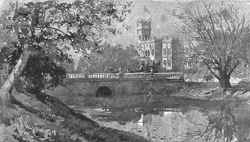 ''An Indian Prince at Home; The Palace and Grounds of the Maharajah of Dharbhanga, K.C.I.E.,In the P Creator: Unknown.