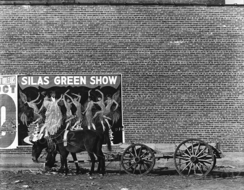 Minstrel poster in Alabama town, 1936. Creator: Walker Evans.