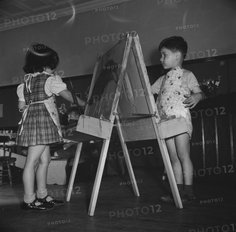 A child care center, opened September 15, 1942, for thirty child..., New Britain, Connecticut, 1943. Creator: Gordon Parks.