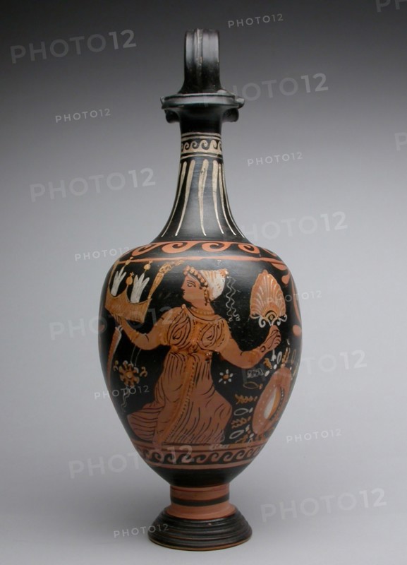Oinochoe (Pitcher), end of 4th century BCE. Creator: Mattinata Painter.