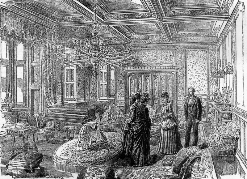 ''A Prima Donna's Home; Sketches at Craig-y-Nos Castle, Madame Patti-Nicolini's Residence in South W Creator: Unknown.