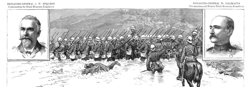 ''Notes in the Black Mountains and Sikkim Campaign's, Northern India; Northumberland Fusiliers fordi Creator: Unknown.