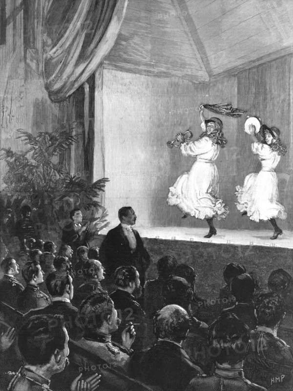 ''A Cigarette Concert held at the Honourable Artillery Company's Headquarters, Finsbury...', 1890. Creator: Unknown.