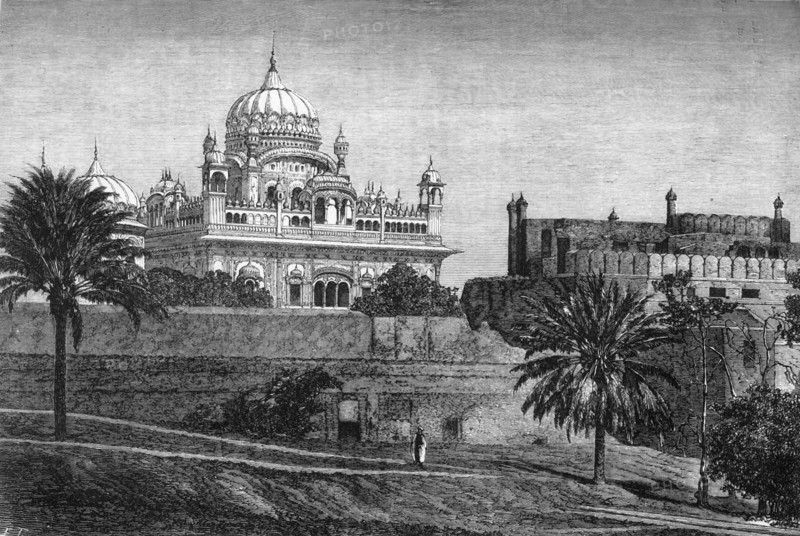 'View of the Palace of Lahore', c1891. Creator: James Grant.