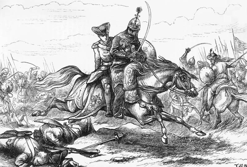 'Escape of Lieutenant Goreham', c1891. Creator: James Grant.