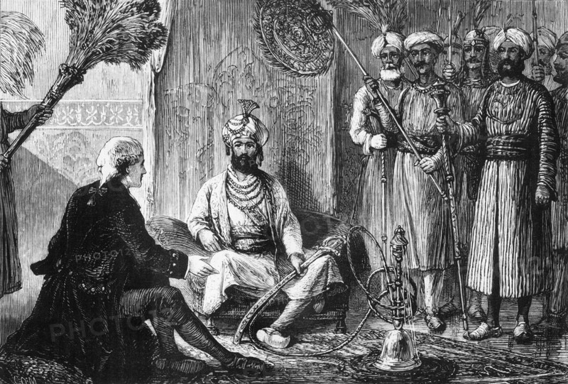 'Hyder Ali and the Missionary', c1891. Creator: James Grant.