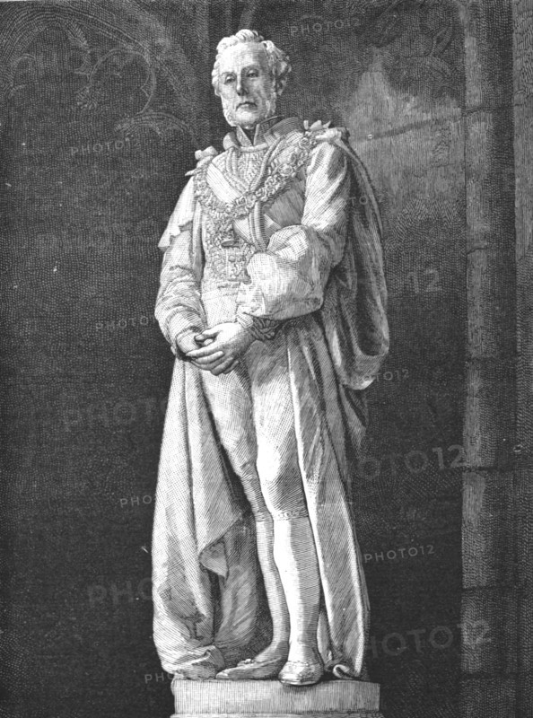 ''The new statue of the late Lord Shaftsbury in Westminster Abbey', 1888. Creator: Unknown.