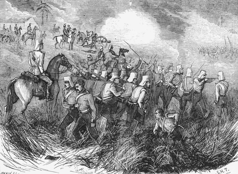 'The Battle of Ferozeshah', c1891. Creator: James Grant.
