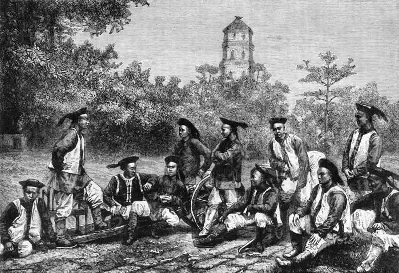 'Chinese Artillerists', c1891. Creator: James Grant.