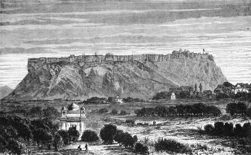 'View of Gwalior', c1891. Creator: James Grant.