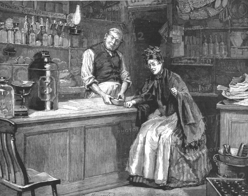 '" Madame Leroux"; By Francis Eleanor Trollope; "Should you say Miss Enderby is exactly..., 1890. Creator: Percy Macquoid.