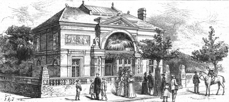 ''The"Turner House" Art Gallery, Penarth, near Cardiff', 1888. Creator: Unknown.