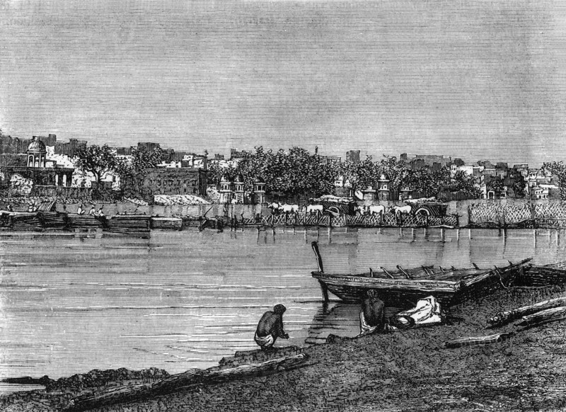 'View of Muttra', c1891. Creator: James Grant.