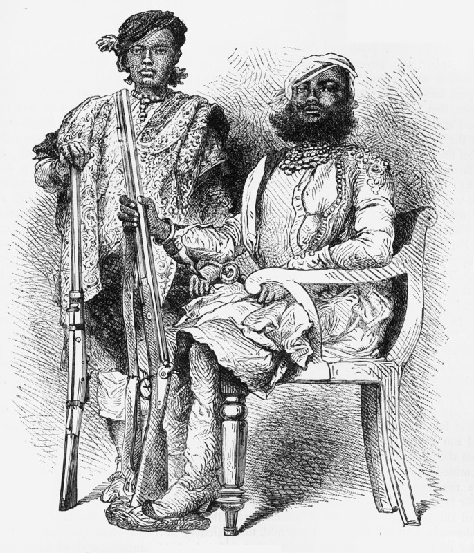 'Indian Nobles', c1891. Creator: James Grant.