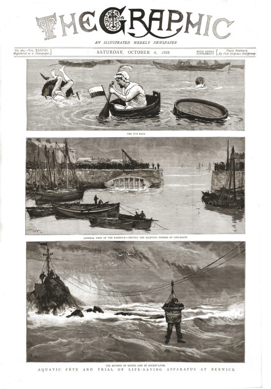 ''The Graphic, Front Cover Saturday October 6. 1888', 1888. Creator: Unknown.
