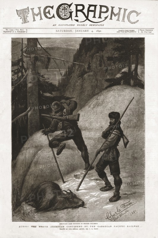 ''The Graphic, Front Cover Saturday January 4. 1890',1890. Creator: Charles Edwin Fripp.