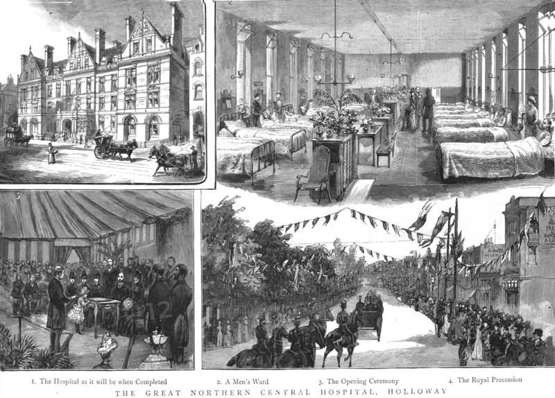 '' The Great Northern Central Hospital, Holloway', 1888. Creator: Unknown.