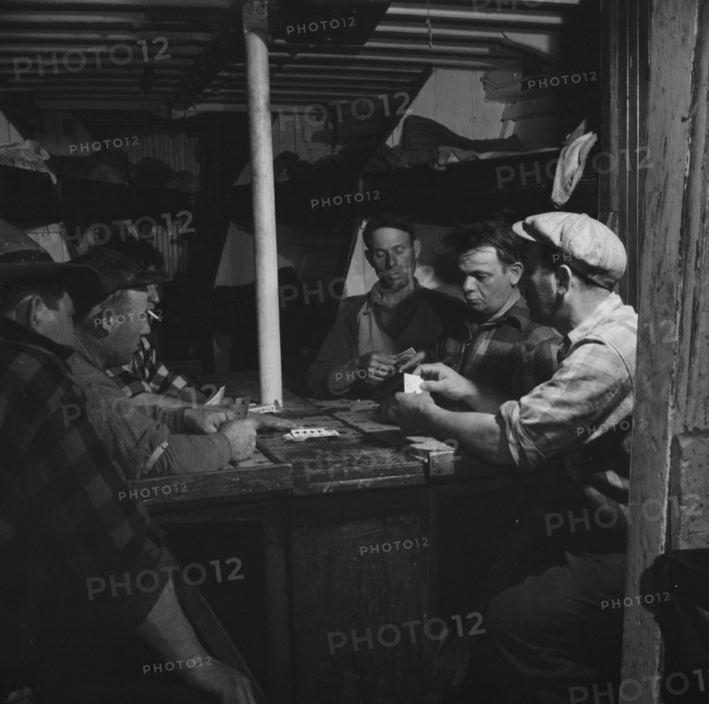 On board the fishing boat Alden, out of Gloucester, Massachusetts, 1943. Creator: Gordon Parks.