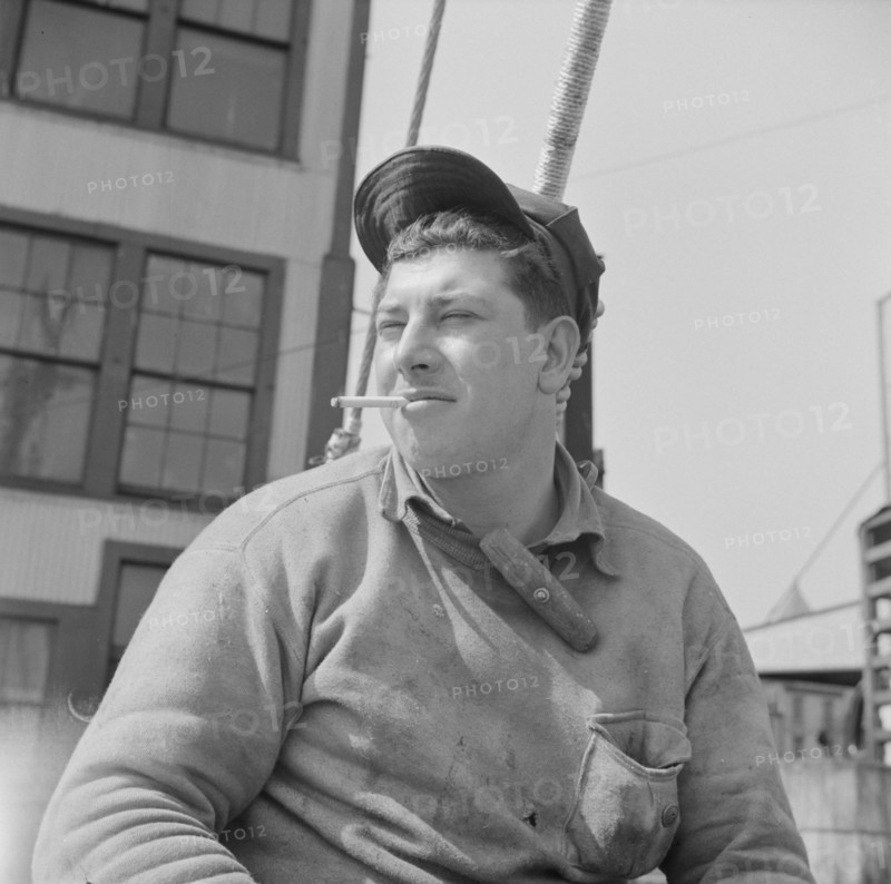 A Fulton fish market stevedore, New York, 1943. Creator: Gordon Parks.
